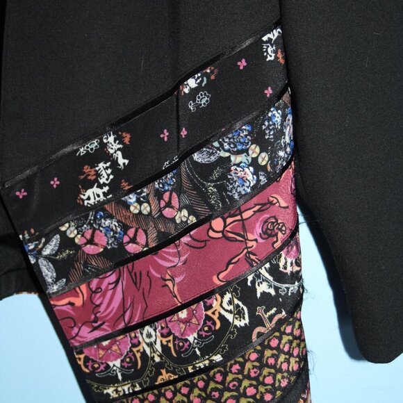 Coldwater Creek Multi Fabric Blazer Petite Medium Modest - Picture 8 of 16